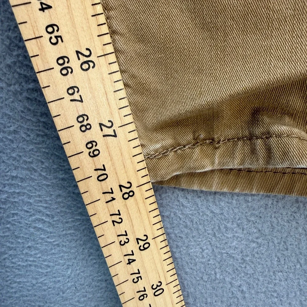 Levi's 502 Taper Pants Mens 31x32 (FIT 31x28) Brown Stretch Regular Chinos Work